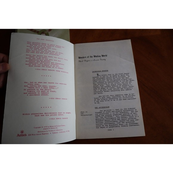 6x Astara's Book of Life 10-21 Third Degree Lessons School - Death 1969/1970 - Picture 16 of 16